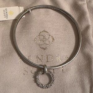 Kendra Scott Silver Charm & Bangle Bracelet